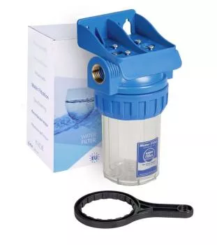 5 Zoll Filtergehäuse 3-teilig inkl. Wasserfilter nach Auswahl