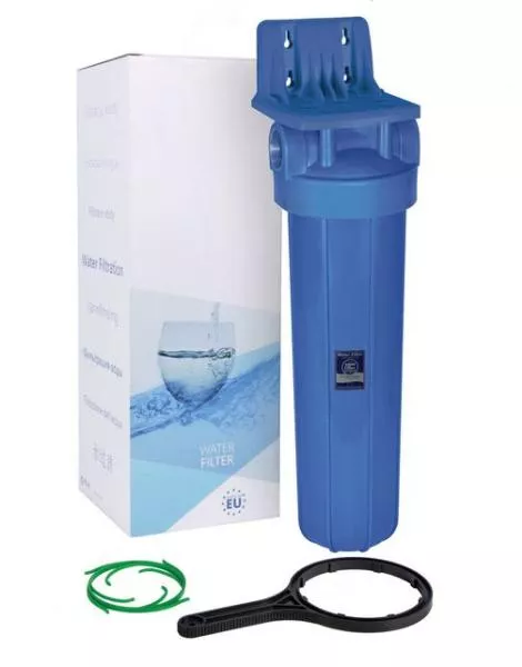 20-zoll-Filtergehäuse BIG BLUE Druckmesser Messinggewinde Montage SET 20-zoll-Filtergehäuse BIG BLUE Druckmesser Messinggewinde Montage SET