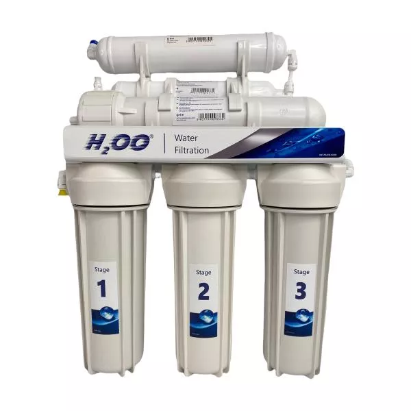 6-stufiges Umkehrosmose-System RO-RX6-H2OO inkl. 12 Liter Tank - 1 6-stufiges Umkehrosmose-System RO-RX6-H2OO inkl. 12 Liter Tank - 1
