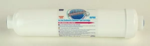 AIPRO-QC Sedimentnachfilter 5 Micron weiss QC AIPRO-QC Sedimentnachfilter 5 Micron weiss QC